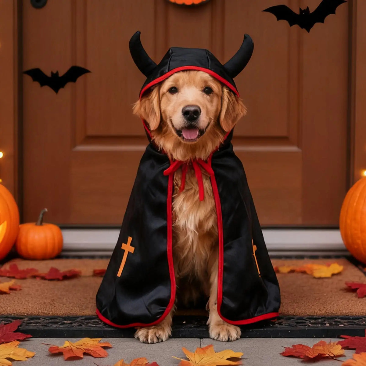 Halloween Cat Dog Costumes Funny Puppy Cloak Dog Pet Costumes For Halloween Party Puppy Photo Props Large Breed Photo Props