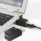 1Pcs USB 3.0 Adapter HUB Mini Splitter Box 1 to 3 Ports High Hi-Speed USB 2.0 Extender  For PC Laptop U Disk Card Reader