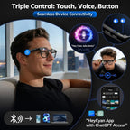 2026 4K 8MP Smart Glasses Men HD Camera 150+Language Translation ChatGPT WIFI Video Recording Bluetooth CallAudio Glasses Women
