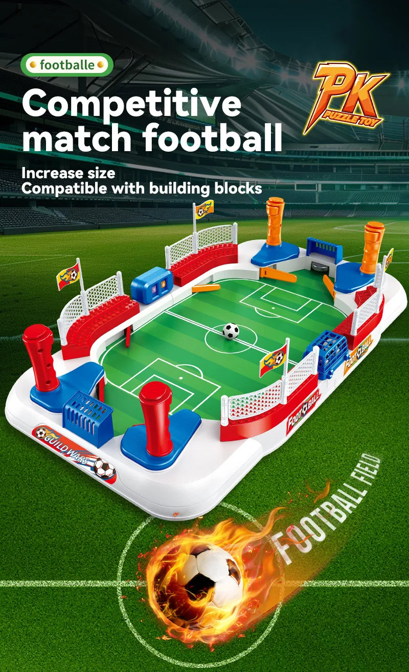 Tabletop Soccer Board Games Toy Outdoor Indoor Portable Multigame Tabletop Desktop Football Machine Competive Toys for Boys