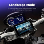 EKIY 5.0 inch Wireless CarPlay Moto Android Auto Portable Digital Motorcycle Dashboard GPS Navigation Removable Display Screen