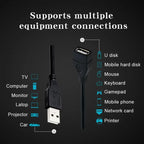 USB 2.0 Cable Extension Cable 0.6m 1m 1.5m Wire Data Transmission Line Superhighspeed Data Extension Cable For Display Projector