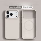 Liquid Silicone Magnetic for MagSafe Phone Case for IPhone17ProMax 16 15 18 13 17Air Solid Color Skin Protection Soft Back Cover