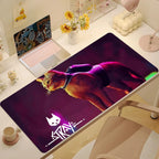 Game S-Stray Cat S Mouse Pad Large Desk Mat Keyboard Ergonomic Office Rubber Game PC Non-slip Anti-fray Home Custom Best Price