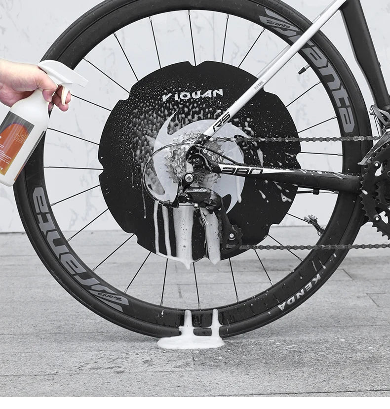 Anti-fouling Motorcycle Washing Disc Brake Cleaning Protection Cover Ultralight Bicycle Washing Disc Guard Bike Accessories