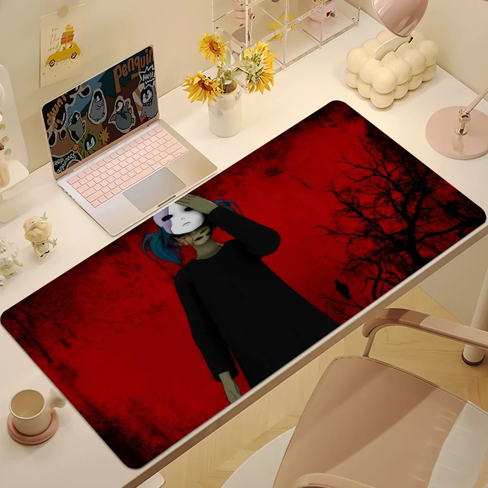 Game S-Sally Face S Mouse Pad Large Desk Mat Keyboard Ergonomic Office Rubber Game PC Non-slip Anti-fray Home Custom Best Price