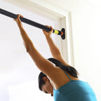 Adjustable Doorway Pull Up Bar with Level Meter – No-Screw Home Gym Chin Up Bar, 440 lbs Max Load, Anti-Slip Grip – Standard Fit