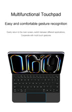 Magnetic Magic Keyboard for iPad Pro 13 M4 2024 M5 2025 13" Case for iPad Pro 11 M4 M5 11" Floating Stand Wireless BT Keyboard