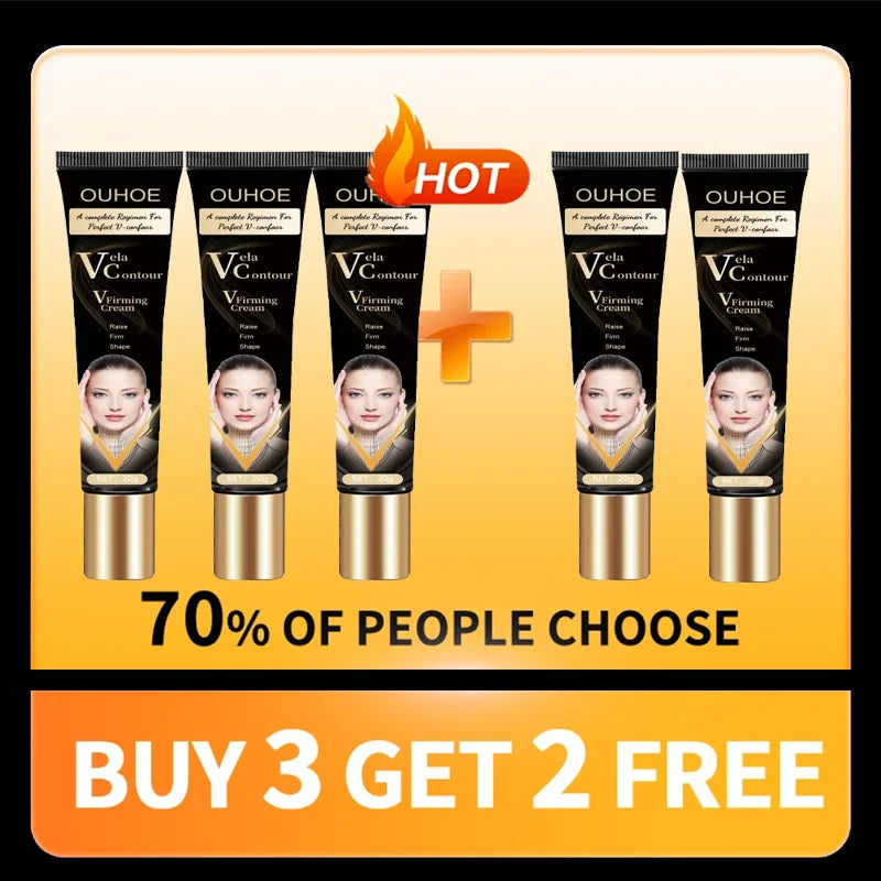V-Line Face Shaping Serum Double Chin Removal Natural Extracts Unisex Burner