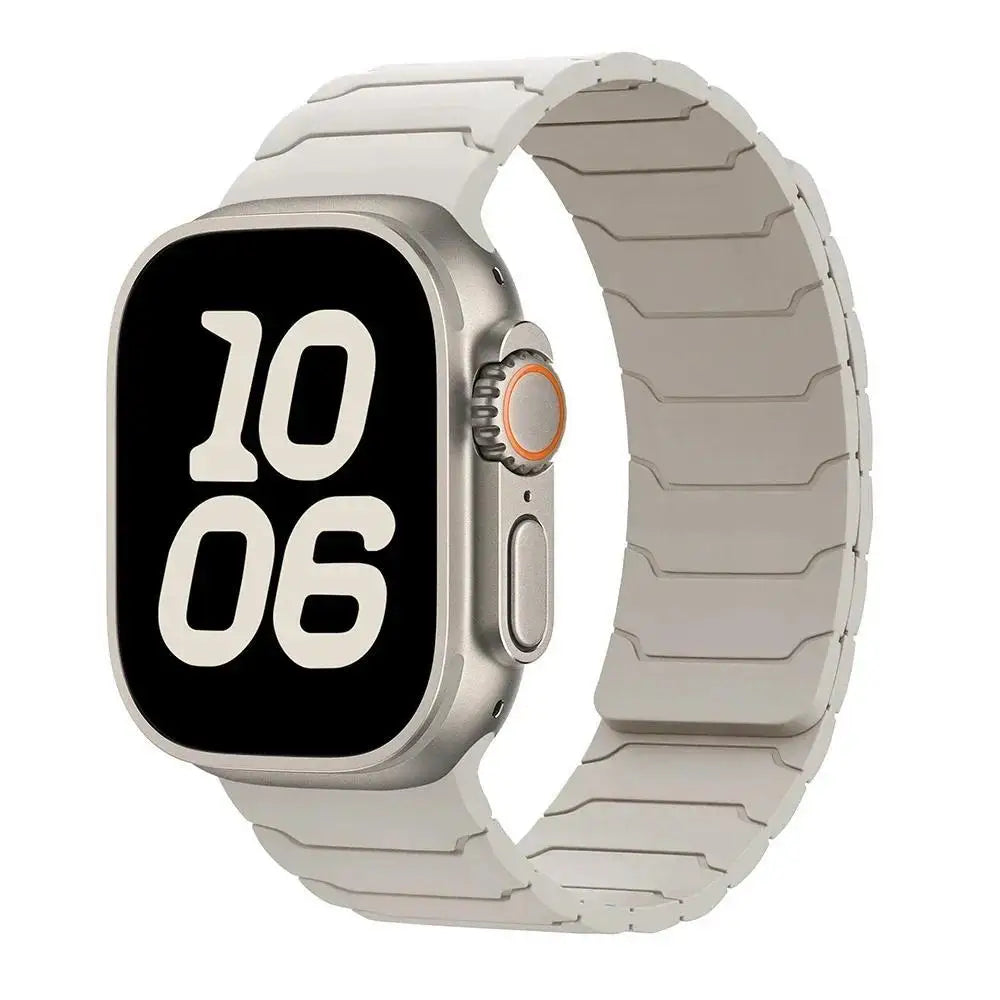 Magnetic Strap Silicone Bracelet For Apple Watch ultra 3 2 49mm 45mm 44mm 40mm 42mm 46mm 41mm 38mm IWatch Series 11 10 SE 9 8 7