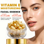 Vitamin E Facial Hydrating and Moisturizing Essence, Deep Moisturizing and Anti-Aging Capsule Essence 0.34Gx30 Capsules