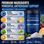 Liposomal Glutathione Capsules with Resveratrol and Vitamin C for Antioxidant Balance and Cellular Defense Support, 60 Capsules
