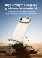Genuine Aluminum SEBS Rubber Metal Bumper Double-layer ARC Case for IPhone 18 17 Pro Max Air Unique Design High-strength Cover