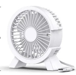 Ultra Quiet Rechargeable Desk Fan – Compact, USB Plug-In, Perfect for Office & Bedroom