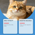 Cat Taurine Supplement Powder, Mild Formula Daily Nutrition Care Powder, Support Kitty Vitality & Wellness