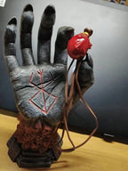 Creativity Demon's Berserk Divine Hand Statue - Gothic Halloween Decor, Anime Horror Collectible Resin Art with Bone Details han