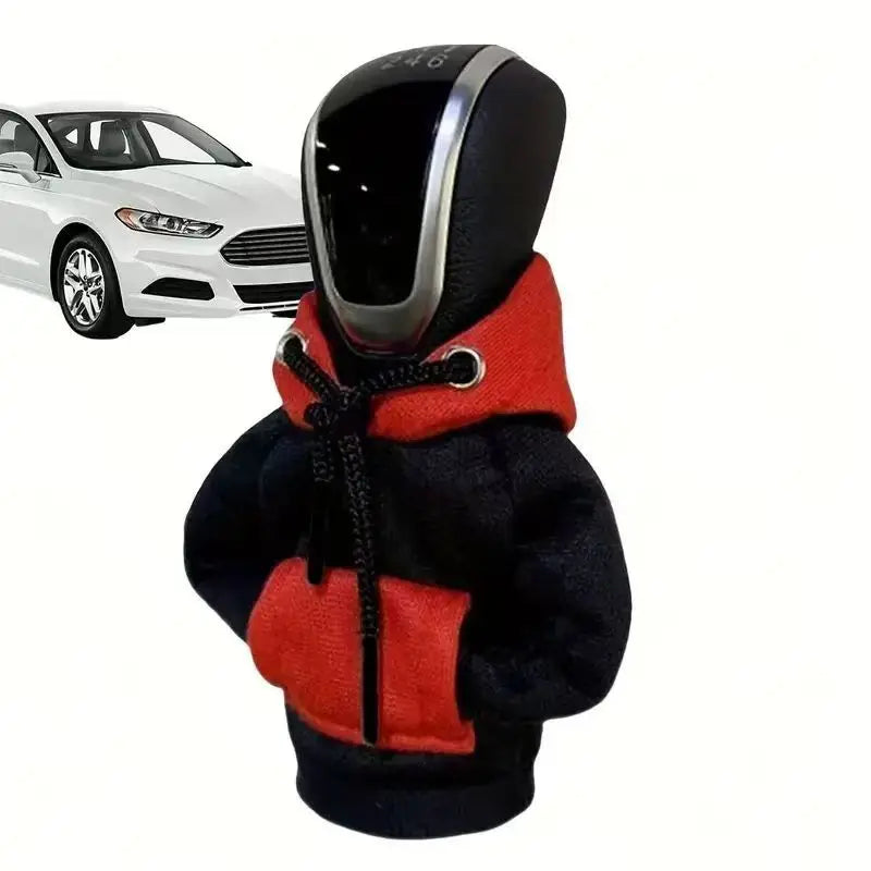 Gearbox Handle Hoodie Hot Night Sweatshirts Handbrake Cover Universal Car Gear Lever Knob Cover Gearshift Hoodie For Gearbox