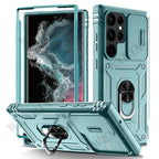 Case For Samsung S26 Ultra S25 S24 S23 Plus S25 FE A57 A56 A37 A36 A17 A16 5G Heavy Duty with Camera 360 Degree Kickstand Cover