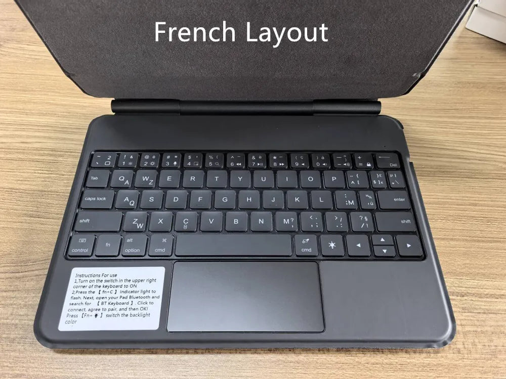 Magic Keyboard Folio For Xiaomi Pad 7 2024 Mi Pad 7 8 Pro 11.2' Tablet Smart Case For Xiaomi Pad 8 Spanish German Keyboard Cover
