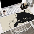 Mouse Pads Cute Cat Computer Mousepad Company Desk Pad 100x50cm Large Kawaii Mausepads Office Mouse Mat XXL Big Table Mats