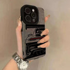 Cool Sports Car Phone Case For iPhone 18 Pro Max 17 16 15 Plus 14 13 12 11 17 Pro Air XR X XS 7 Plus SE 2022 Faux Leather Cover