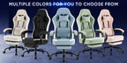 JHK Ergonomic Computer Gaming Chair Height Adjustable 360° Swivel with Headrest Lumbar Support Linkage Armrests For Office Home