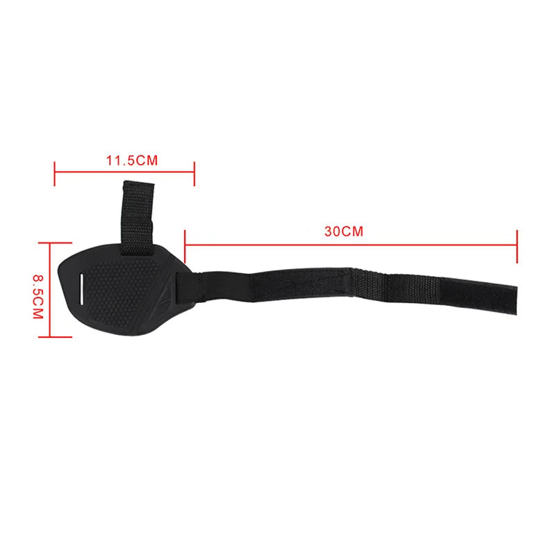 Motorcycle Universal Shifter Anti-Slip Pad-Heavy-Duty Rubber Boot Cover-Adjustable Protective Shoe Cover for Safe Gear Shifting