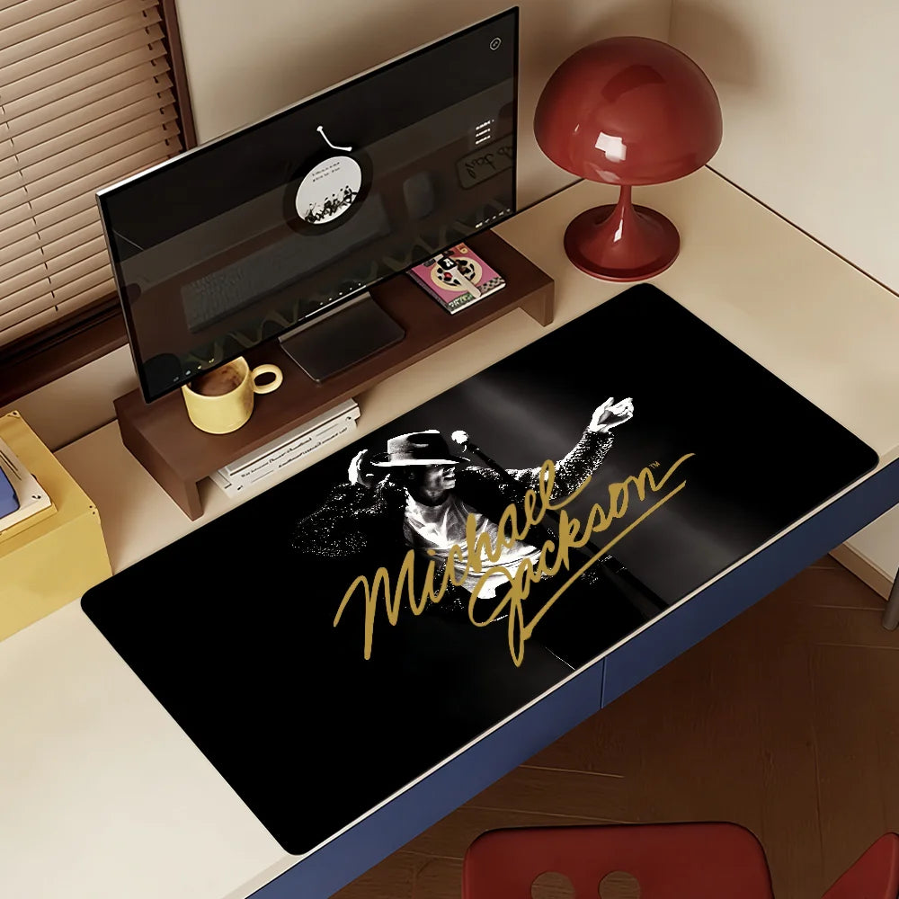 Michael Jackson Mouse Pad Non-slip Locking Edge DeskMat PC Laptop Accessories Rubber Office Keyboard Large Game