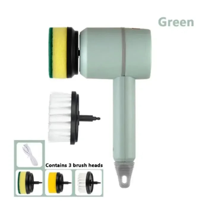 2025 Multi Functional Wireles Electric Cleaning Brush Household Toilet Cleaning Tool Handheld Kitchen Cleaning Brush