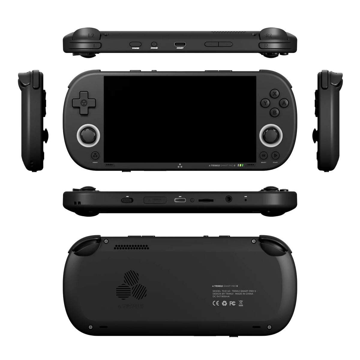 TRIMUI SMART PRO S Handheld Game Console 4.96''IPS Screen Allwinner A523 Processor Hall Joystick RGB Lighting TG5050 Game Player