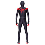 BEAST KINGDOM Spider Miles Morales Cosplay Halloween Jacket Bodysuit Mask Party Costume Suits Spider Miles Fantasy for Unisex