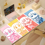 Anime B-Bocchi The Rock! Mouse Pad Large Cute Non-slip Lockedge Desktop Computer Desk Mat Keyboard MousePad Office Gamer Student