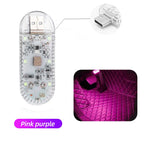 1 PC Multi Color Car Light Wireless LED Touch Light Roof Light Sensor Read Lamp Mini USB Charging Light Car Interior Accessories