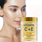 Vitamin C+E Anti-Wrinkle Skincare Cream with Retinol & Hyaluronic Acid for Moisturizing, Protecting & Smoothing Skin.