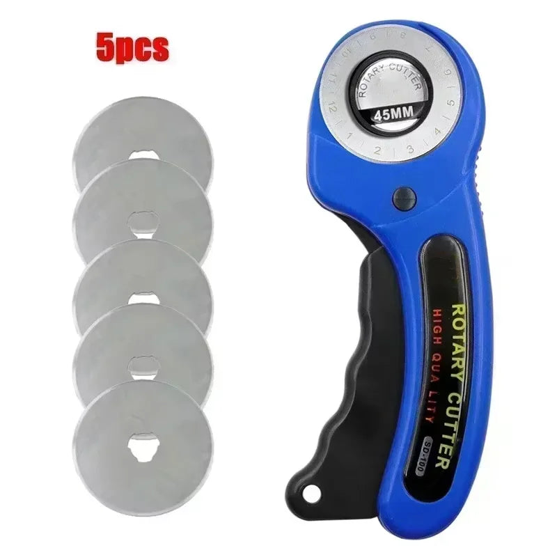 Sewing Rotary Cutter Kit 45mm Rotary Cutter  Cutting Mat Patchwork Ruler Precision Knife for Sewing Quilting Crafts