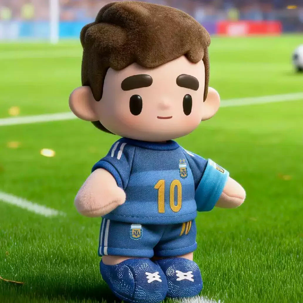 Original In-Stock Messi Argentina National Tea Player Series Vinyl Figurine Blind Box Pendant Collectible Ornament Toys Gifts