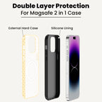 Fcicicase Polka Dot Pattern Case For Iphone 18 17 16 Pro Max 15 14 13 12 Plus 11 For Magsafe Wireless Charge PC +TPU Covers Capa
