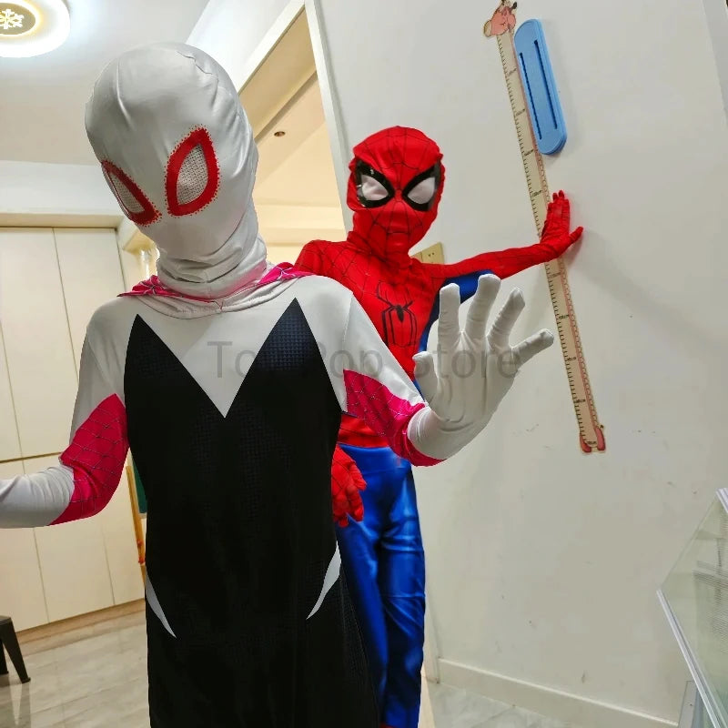 Popular Web Slinger Superhero Zentai Suit Full Coverage Cosplay Bodysuit Halloween Themed Outfit Collectible Attire for Holiday