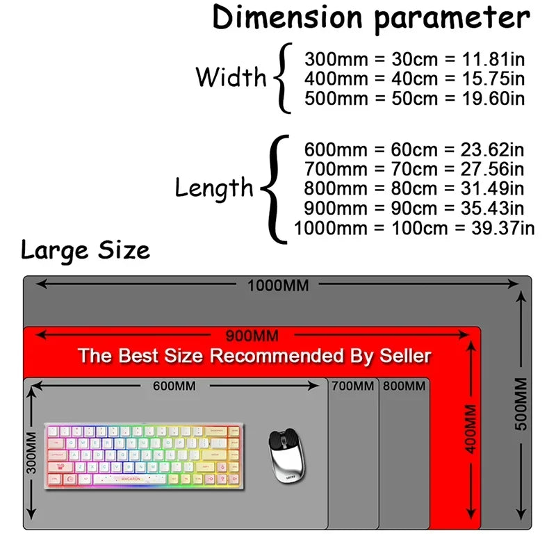 Anime Mouse Pad Gamer Keyboard Pad Desk H-hatsune Miku Mouse Mat Carpet Rubber Tapis Souris Gaming Notbook Exquisite PC Mousepad