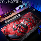 Marvel Spider-Man Mousepad Large Game Mouse Pad Gamer 900x400mm Keyboard Pad Pc Computer Desk Mat Gaming Pads Esports Mouse Mats