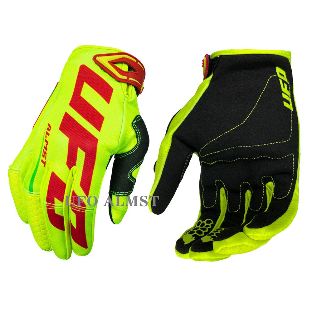 UFO Almst Off-Road Motorcycle Gloves Enduro Shockproof Mens Racing Guantes Moto Cross Luvas Motorbike MX ATV Gloves for Summer