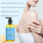 Caramel Vanilla Body Massage Oil Moisturizing Nourishing Smoothing Skin Care Relieve Stress Muscle Relaxing Body SPA Oils