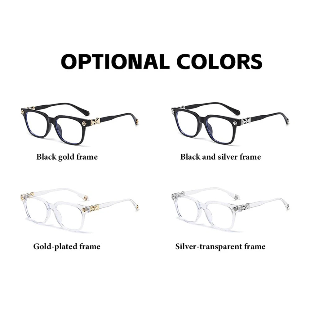 2026 BEAU FIVE Retro Square Blue Light Blocking Computer Glasses