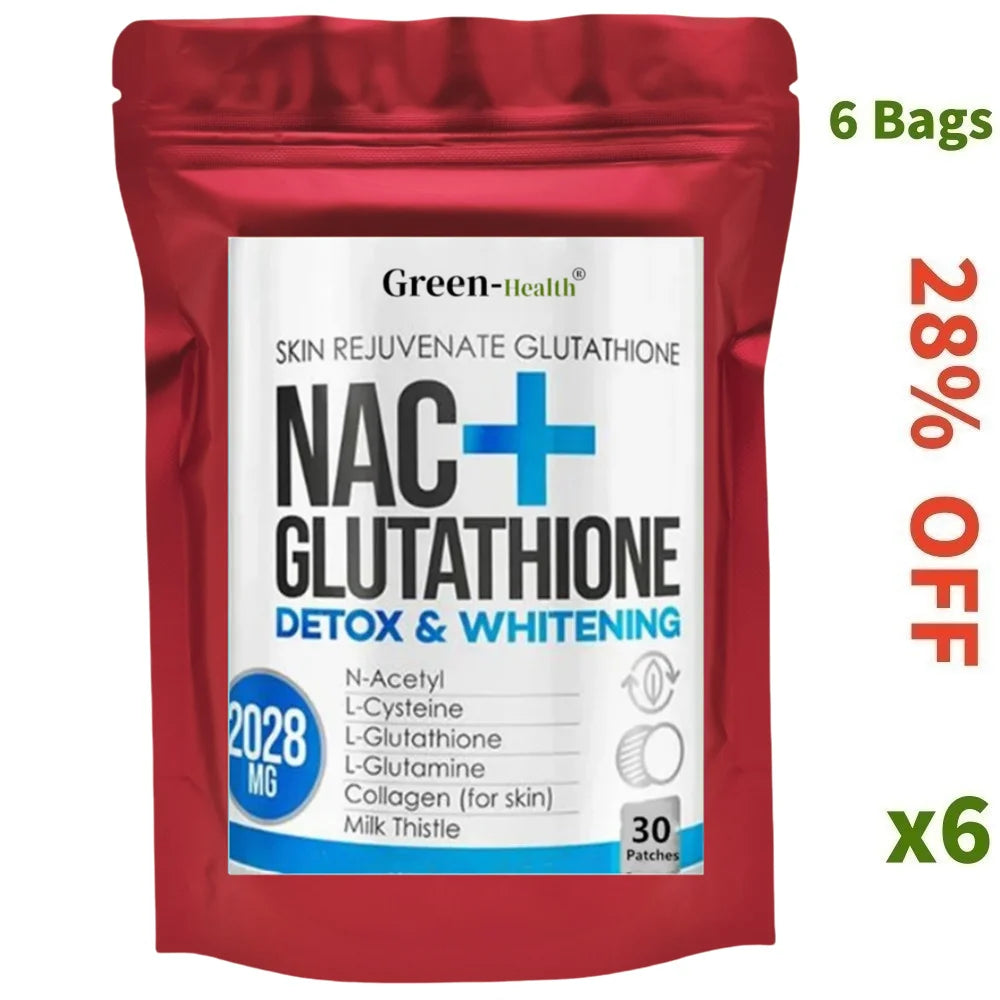 Hot sale 30 Patches NAC L-glutathione supplement milk thistle extract and vitamin C to support immune function