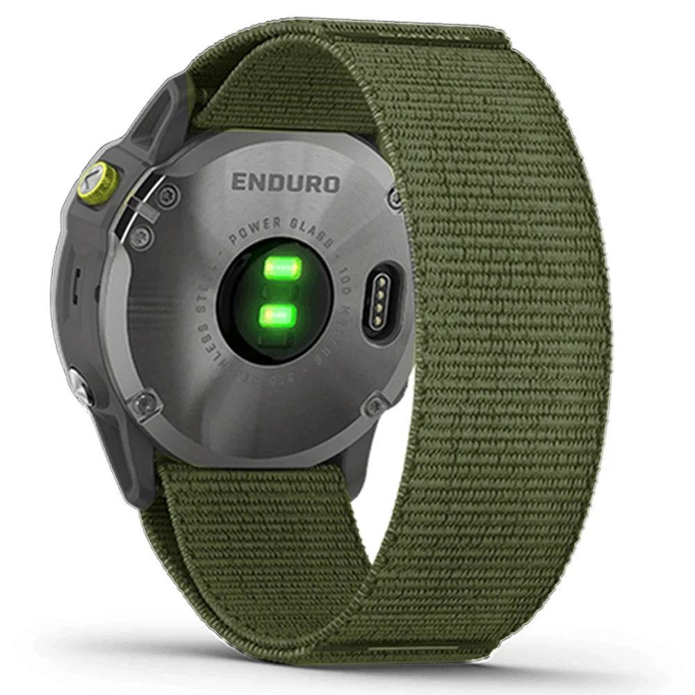 22mm 26mm QuickFit Nylon Loop Strap For Garmin Tactix 7 AMOLED Delta Bravo Band For Garmin Fenix 7X 6 PRO 5 3 Braided Watchbands
