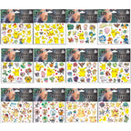 PokeMoned Theme Party Favors Slap Bracelets Stickers Keychain Party Gifts Goodie Bag Stuffers Fillers Birthday Party Decorations
