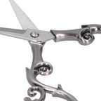 Portable Stainless Steel Retro Scissors Gourd Shape 4.3 Inch Embroidery Scissors Sewing Scissors Needlework Art