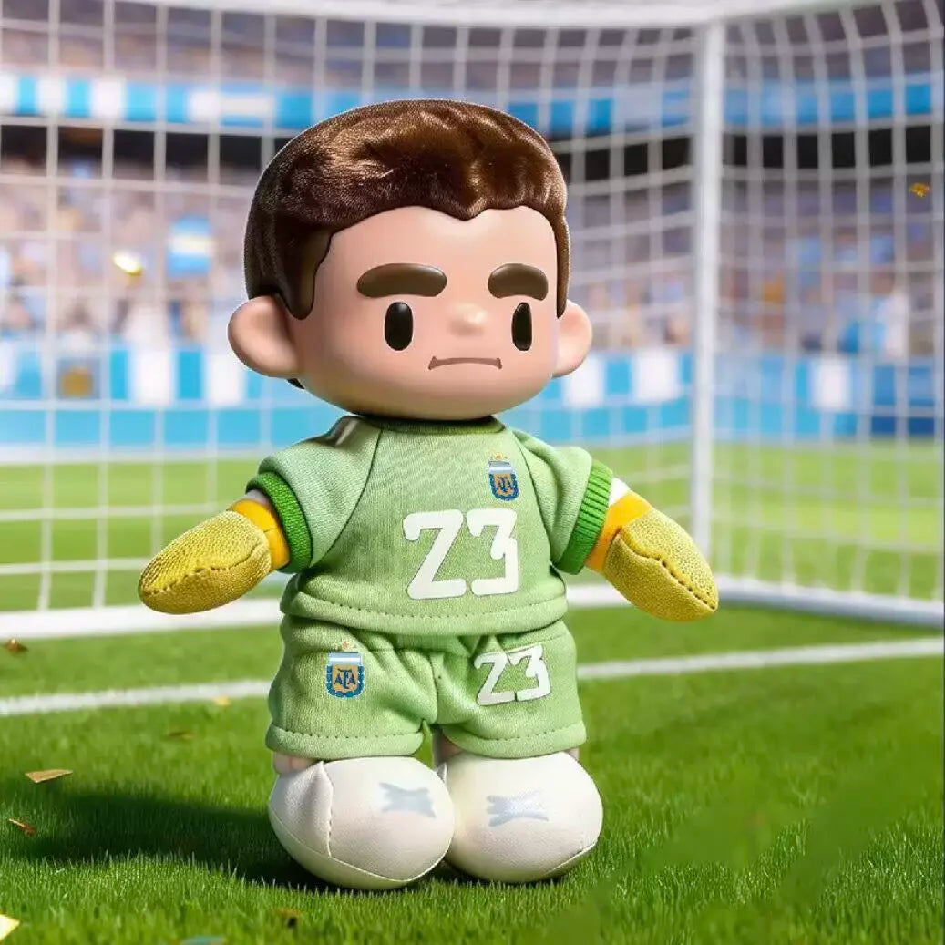 Original In-Stock Messi Argentina National Tea Player Series Vinyl Figurine Blind Box Pendant Collectible Ornament Toys Gifts