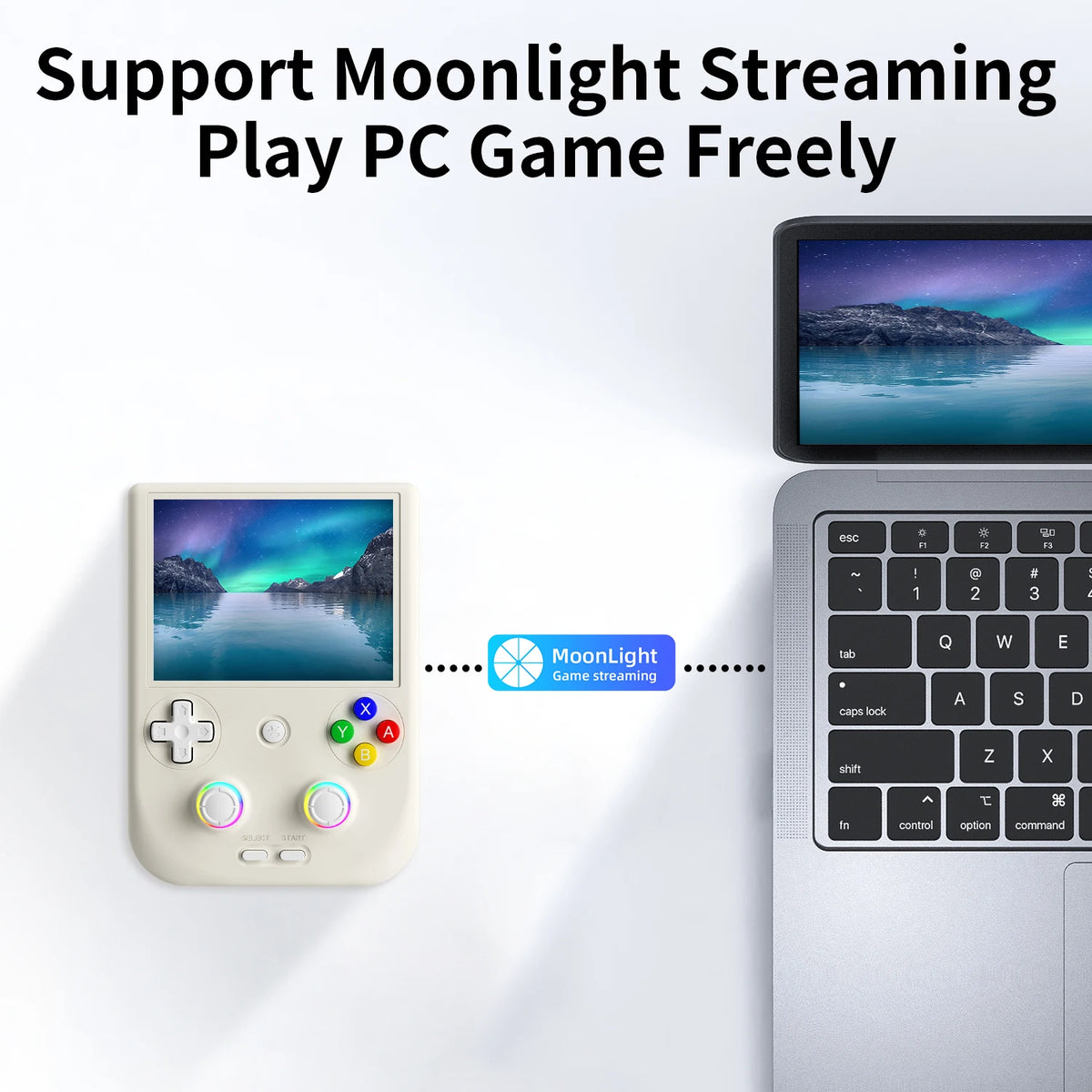 Anbernic RG406V Handheld Game Console 4’’ IPS Touch Screen Android 13 Unisoc T820 64-bit Game Player 5500mAh RGB Lightingernic