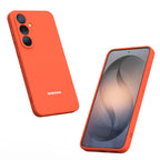 For Samsung Galaxy S26 S25 S24 S23 Ultra Plus FE A57 A37 A17 A56 A36 A16 A55 A35 A15 Case Liquid Silicone Phone Back Cover Funda